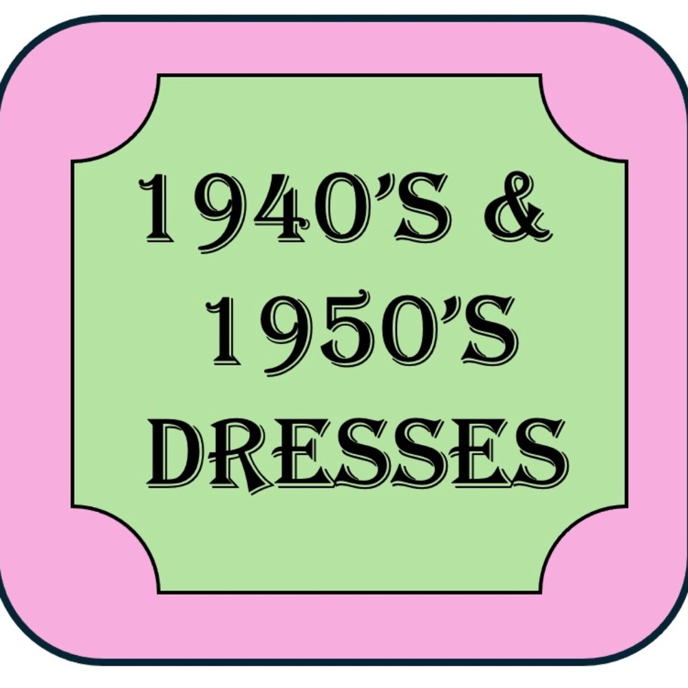 Original Vintage dresses from the 1940s and 1950s